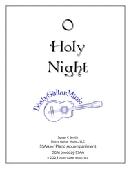 O Holy Night SSAA choral sheet music cover Thumbnail